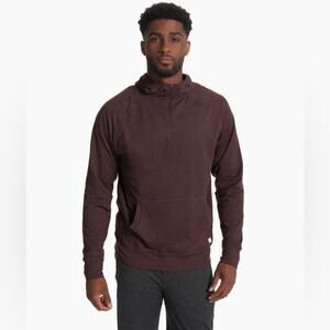 Vuori Ponto Performance Half Zip Hoodie Men’s Medium Maroon